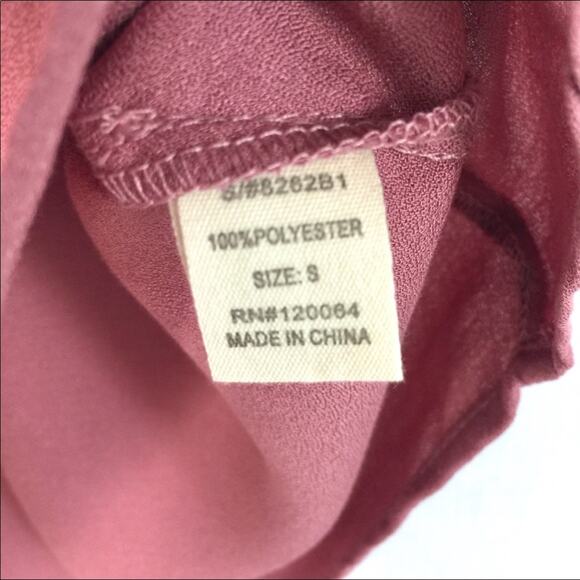 Mind Code Lace Up Front Short Sleeve Tunic Size Small - Picture 4 of 6